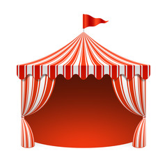 Circus tent, poster background