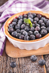 blueberry tart