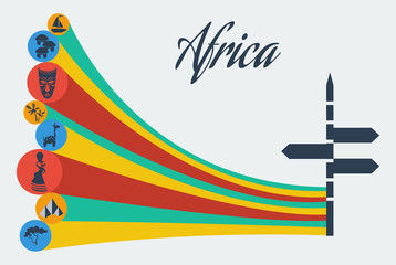 Vector african safari