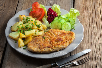 Fried pork chop.