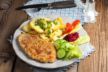 Fried pork chop.