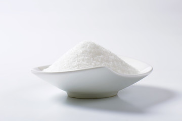Obraz na płótnie Canvas Bowl of granulated sugar