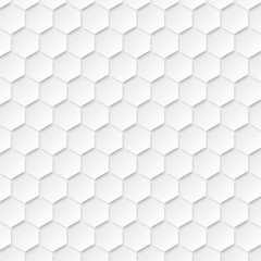Abstract geometric background with hexagons.