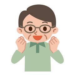 やる気のシニア男性