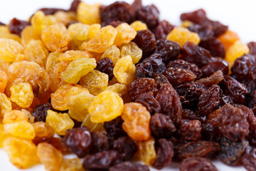 Background from different mixed sultanas