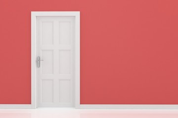 3d rendering of a door