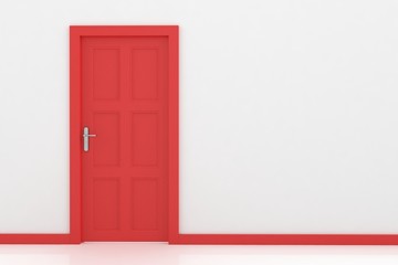 3d rendering of a door