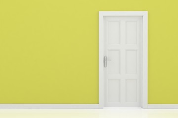 3d rendering of a door