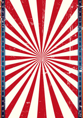 Fototapeta premium US background red sunbeams