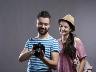 Tourist couple.