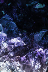Amethyst crystals
