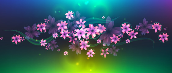 Abstract Composition Fowers