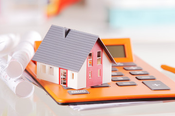 Conceptual Miniature Home on a Calculator Device