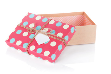 Retro style gift box
