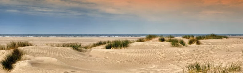 Poster Norderney Panorama am Strand © Blickfang