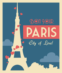 Paris design, vector illustration.