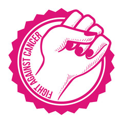 Breast cancer design, vector illustration.