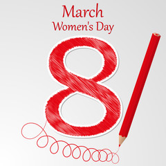 Vector illustration of Women's Day