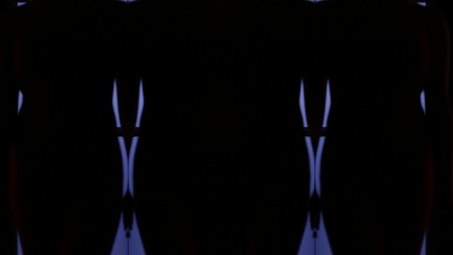 Beautiful young sexy woman perfect body shape moving shadows