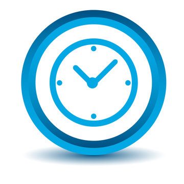 Blue Clock Icon