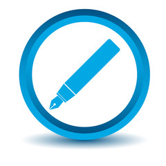Blue pen icon
