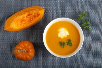 Pumpkin soup.