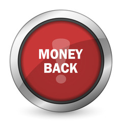 money back red icon