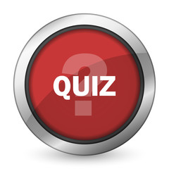 quiz red icon