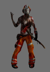 Zombie fireman