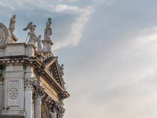 Fototapeta na wymiar Venise église basilique santa maria della salute