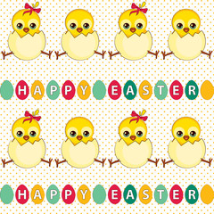 seamless easter pattern. Vector illustration