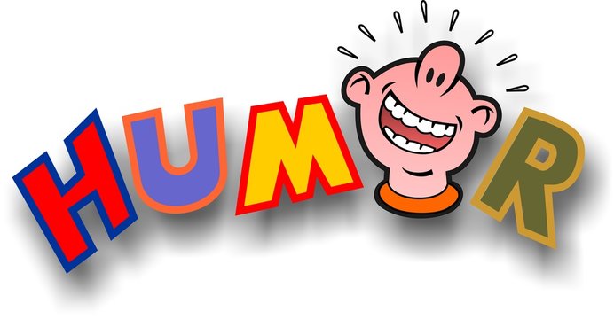 HUMOR, Wortbild, bunt, Schatten