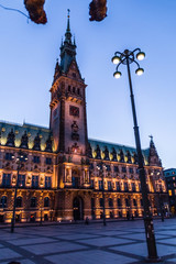 Fototapeta premium Hamburg Rathaus