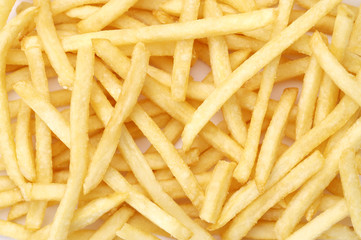 french fries background, closeup shot