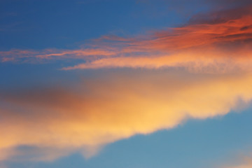 Colorful clouds