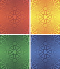 Seamless pattern four colour