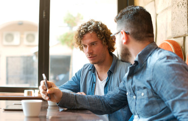 Fototapeta premium Casual meeting in a Cafe
