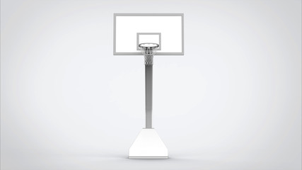 Basketball hoop isolated © efks