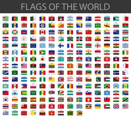 Foto op Canvas world flags vector © noche