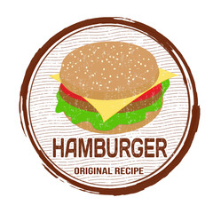 Hamburger stamp