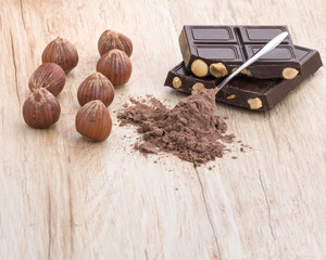hazelnuts chocolate