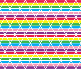 Striped Argyles vector seamless pattern