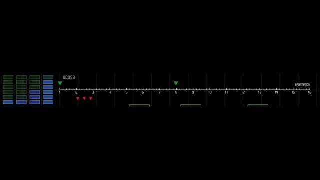 Progress HUD panel. Measure tool