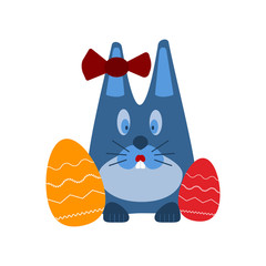 flat icon Easter Bunny