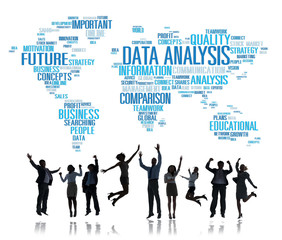 Data Analysis Analytics Comparison Information Networking Concep