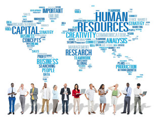 Human Resources Career Jobs Occupation Employment Concept