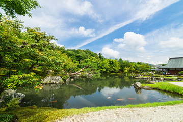京都　天竜寺　曹源池庭園