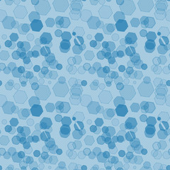 Seamless pattern with beautiful abstract bokeh. Pop art. Can be used for pattern fills, wallpapers, web page, surface textures