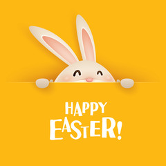 Obraz premium Happy Easter! Easter greeting card.