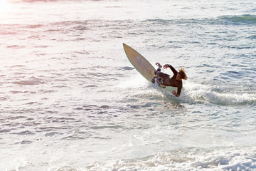 Surfing makes me feel alive